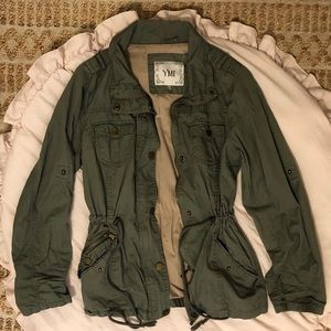 Military green jacket